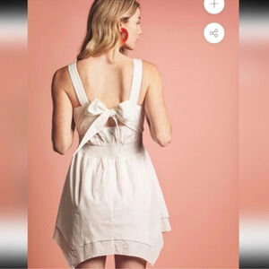 THE SHIRT ROCHELLE BEHRENS Tie-Dye Mini Dress Size XS